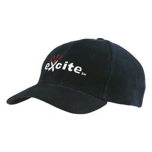 6 Panel Premium Brushed Cotton Cap