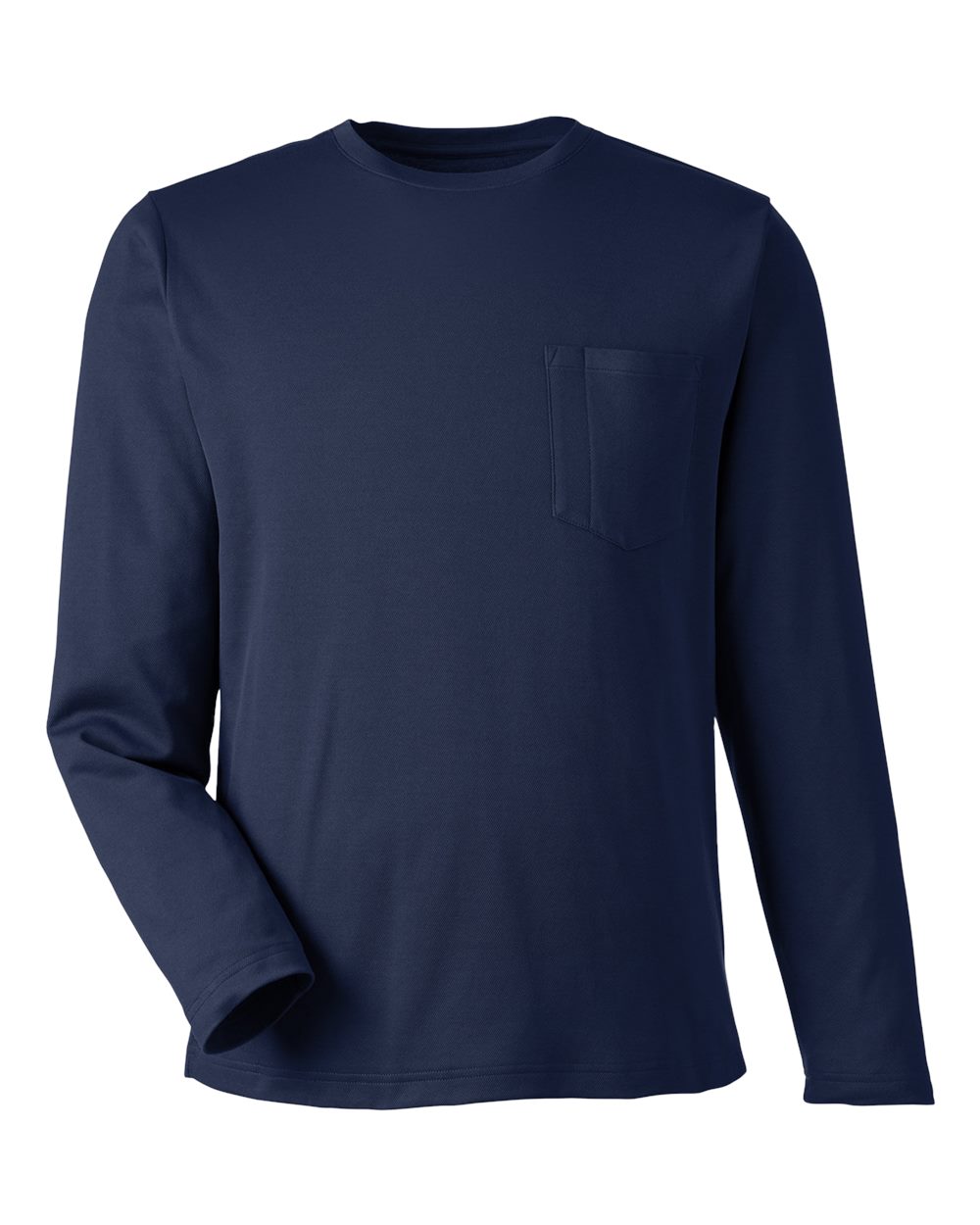 Harriton Unisex Charge Snag and Soil Protect Long-Sleeve T-Shirt - Dark Navy