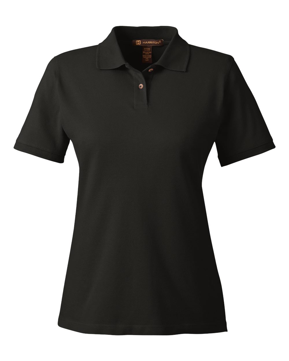 Harriton Ladies' 6 oz. Ringspun - Black