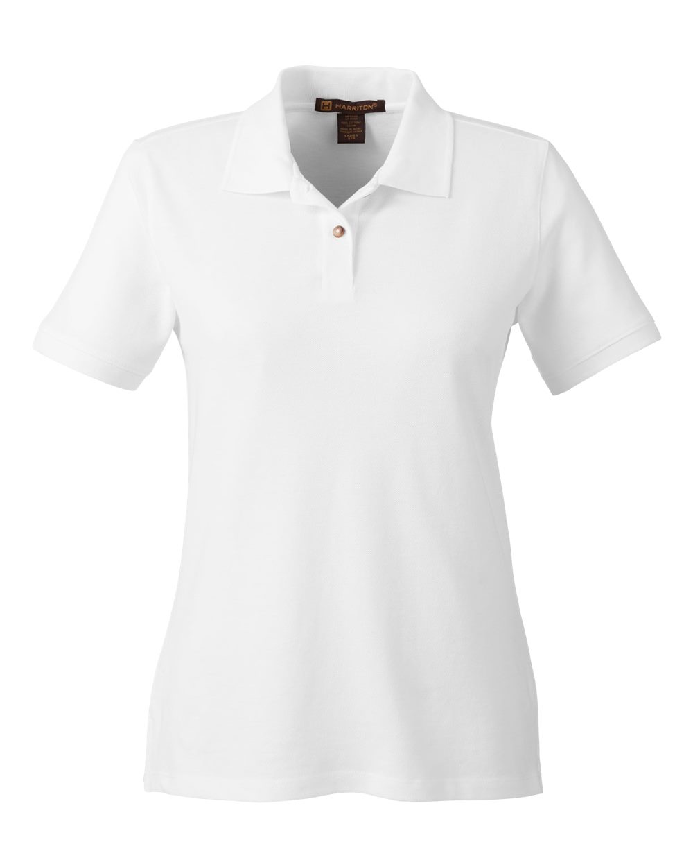 Harriton Ladies' 6 oz. Ringspun - White