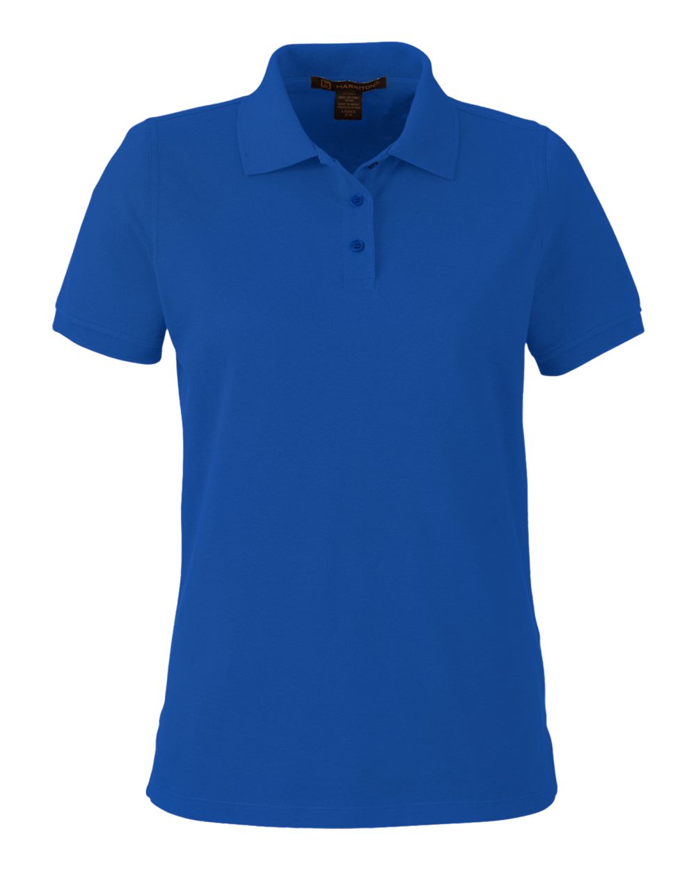 Harriton Ladies' Valiant Cotton Snag Protect Polo - True Royal