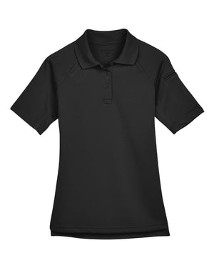 Harriton Ladies' Advantage Snag Protection Plus Tactical Polo - Black