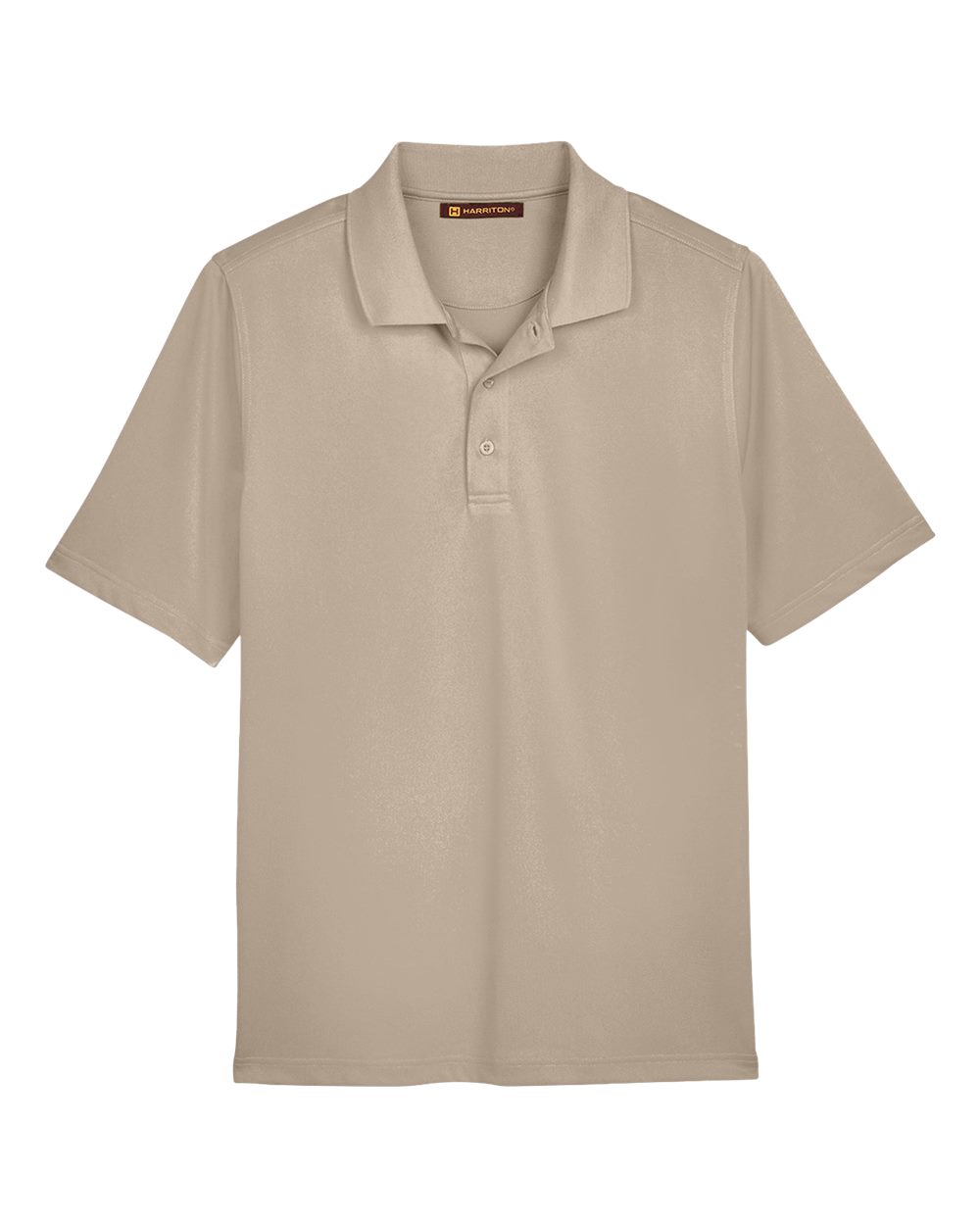 Harriton Men's Advantage Snag Protection Plus Polo - Khaki