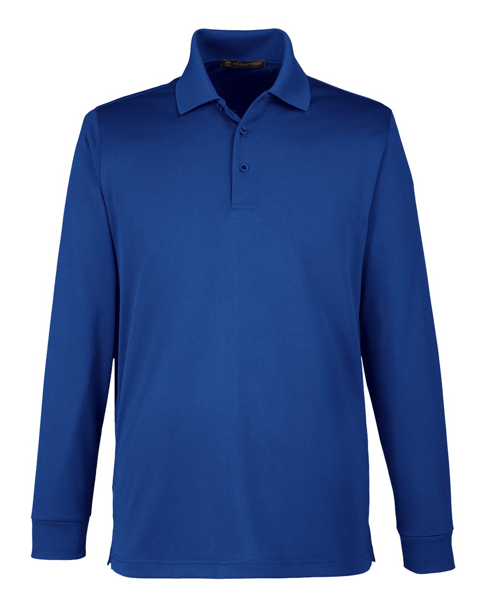 Harriton Men's Tall Advantage Long Sleeve Snag Protection Plus IL Polo - True Royal