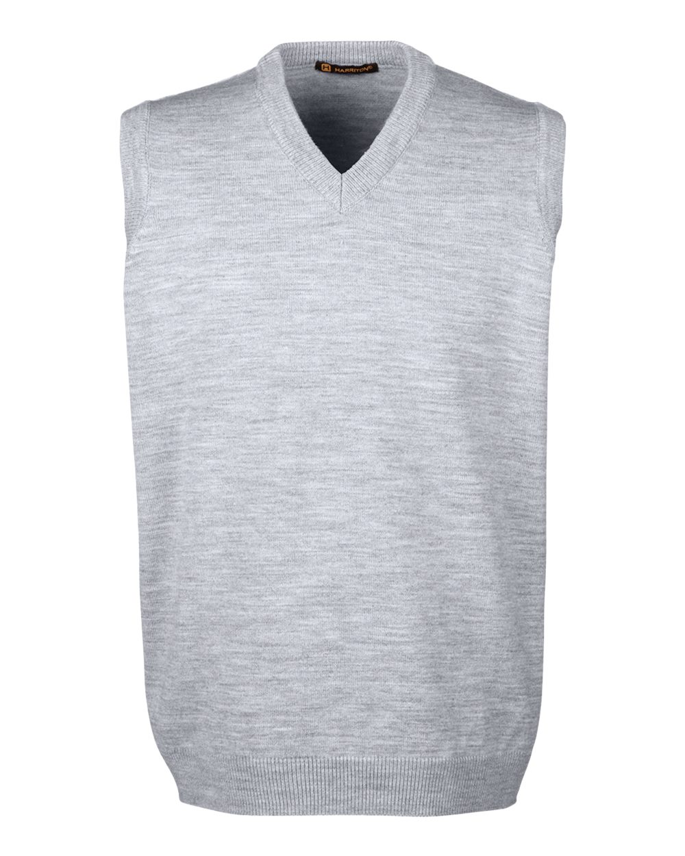 Harriton Men's Pilbloc™ V-Neck Sweater Vest - Grey Heather