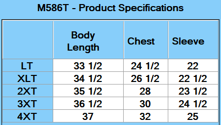 Harriton Men's Tall Flash IL Colorblock Short Sleeve Shirt - Specs