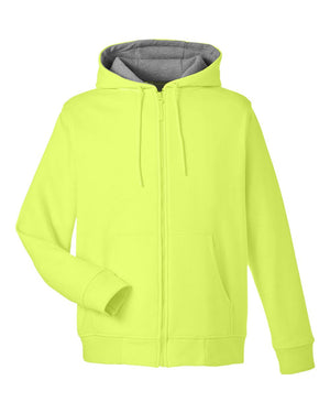 Harriton Men's Tall ClimaBloc™ Lined Heavyweight Hooded Sweatshirt - Safety Yellow