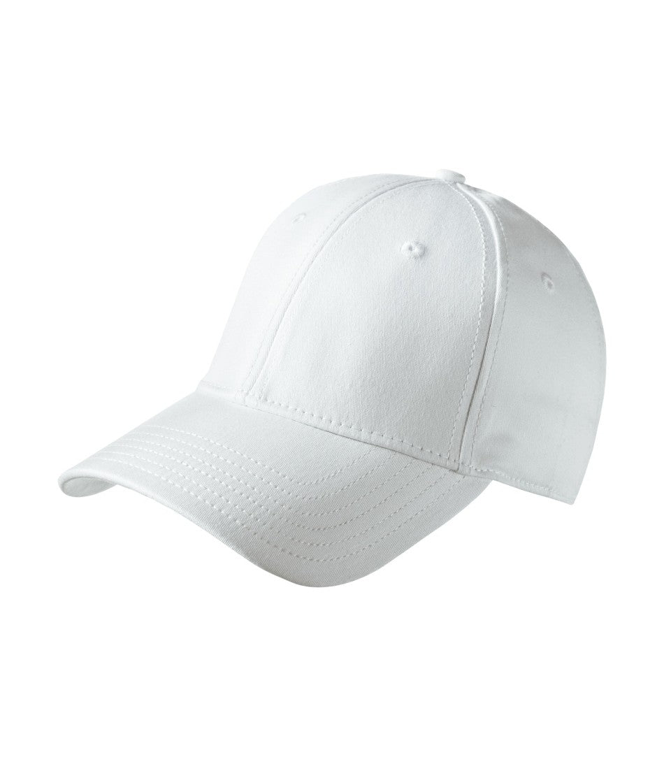 NEW ERA® Structured Stretch Cotton Cap - Custom Embroidered - White