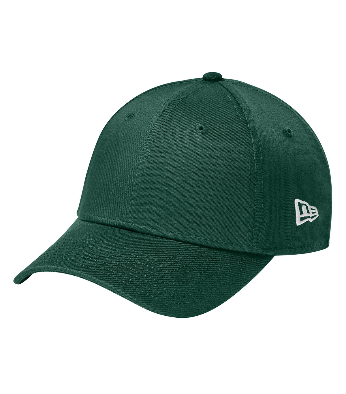 NEW ERA® Structured Stretch Cotton Cap - Custom Embroidered - Flag Dark Green