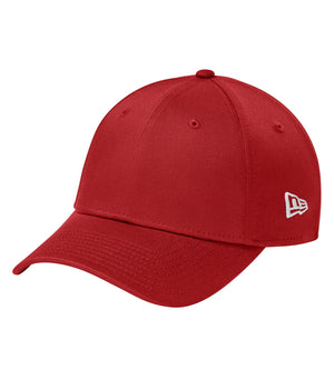 NEW ERA® Structured Stretch Cotton Cap - Custom Embroidered - Flag Scarlet