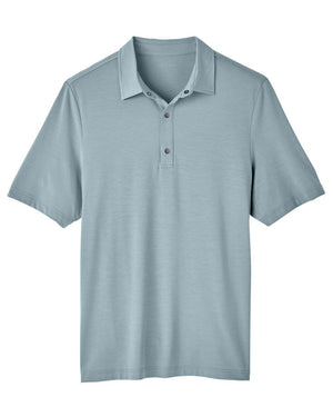 North End Men's Jaq Snap-Up Stretch Performance Polo - Opal Blue