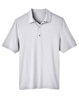 North End Men's Jaq Snap-Up Stretch Performance Polo - Platinum