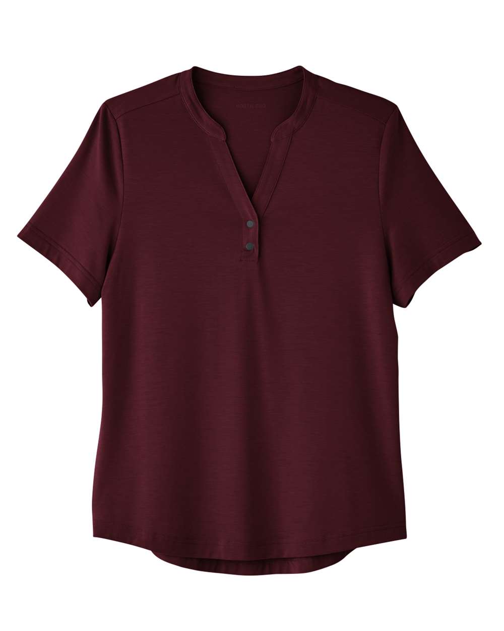 North End Ladies' Jaq Snap-Up Stretch Performance Polo - Burgundy