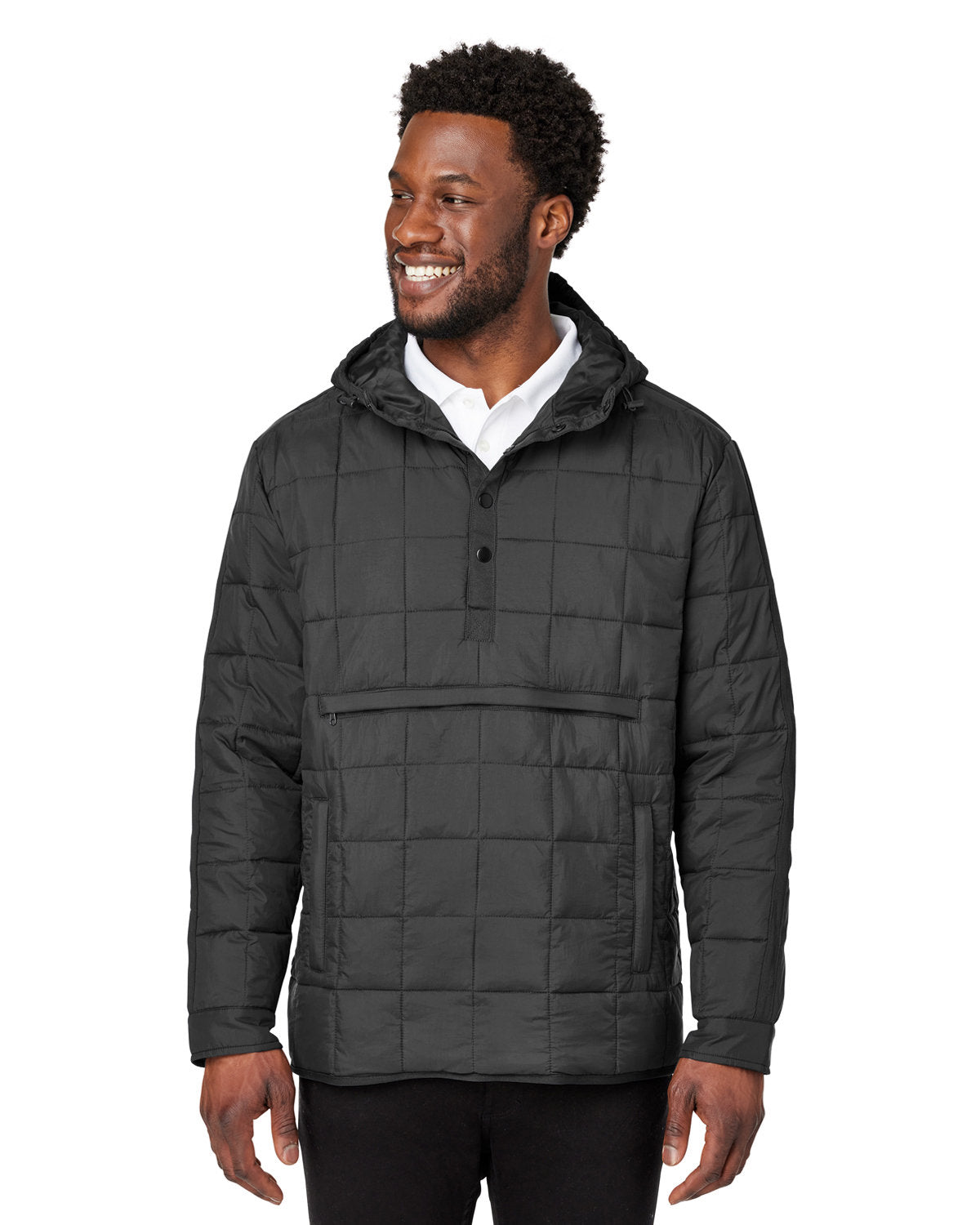 North End Unisex Aura Packable Anorak - Front
