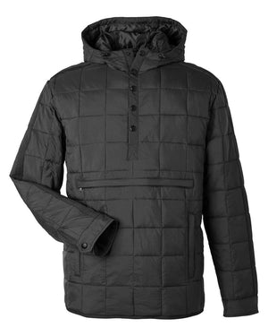 North End Unisex Aura Packable Anorak - Black