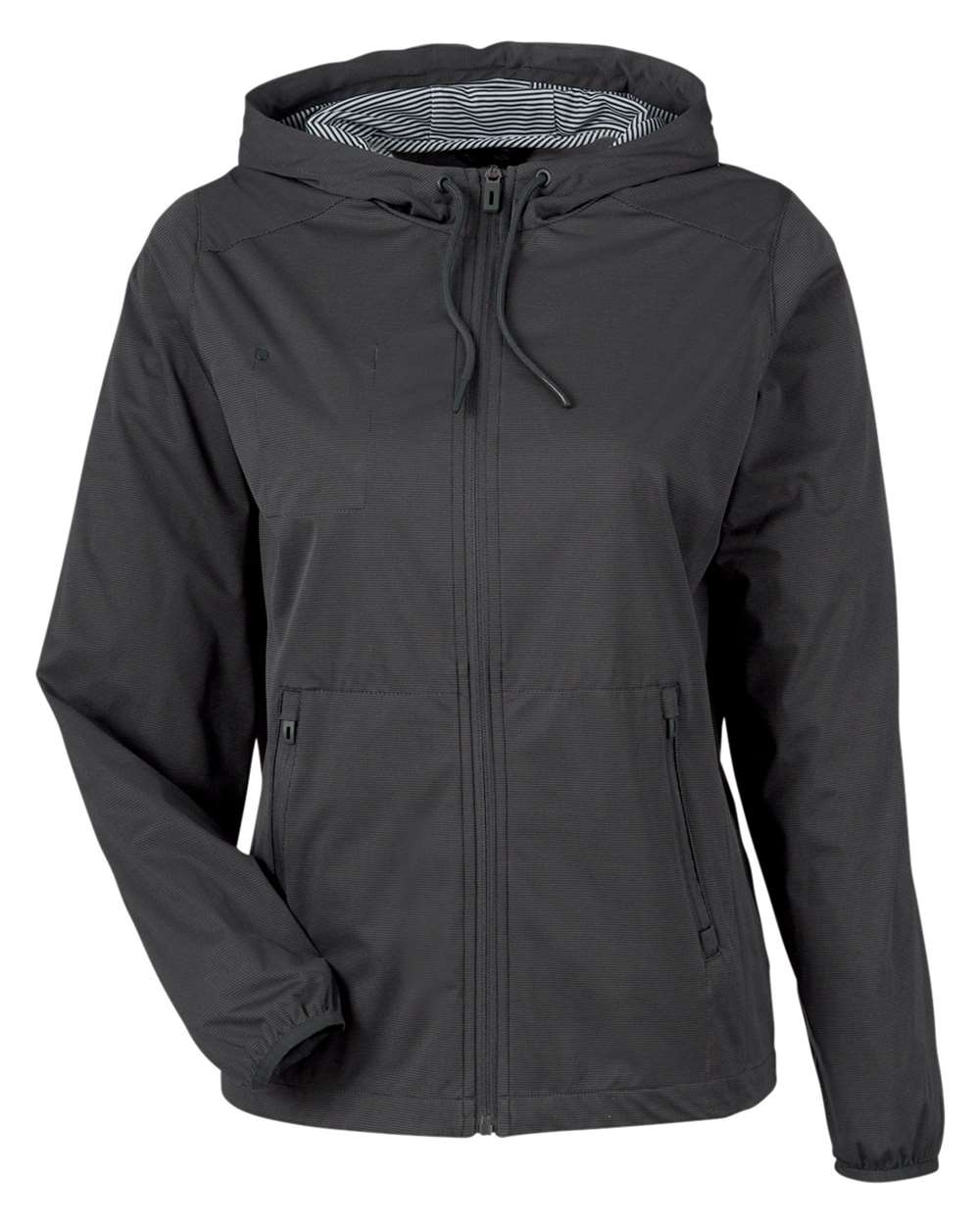 North End Ladies' Network Lightweight Jacket - Carbon Heather