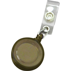 Retractable Badge Holder - Smoke
