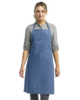 Artisan Collection by Reprime Unisex 'Colours' Recycled Bib Apron - Denim Blue