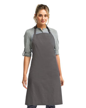 Artisan Collection by Reprime Unisex 'Colours' Recycled Bib Apron - Dark Grey
