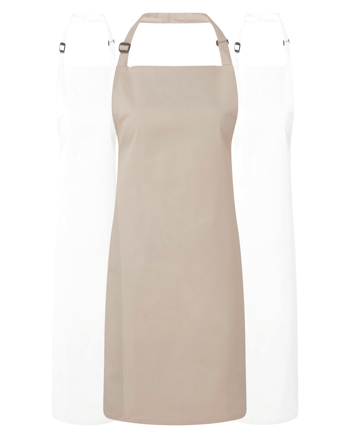 Artisan Collection by Reprime Unisex 'Colours' Recycled Bib Apron - Natural
