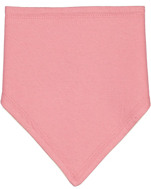 Rabbit Skins Infant Premium Jersey Bandana Bib - Mauvelous/Nat