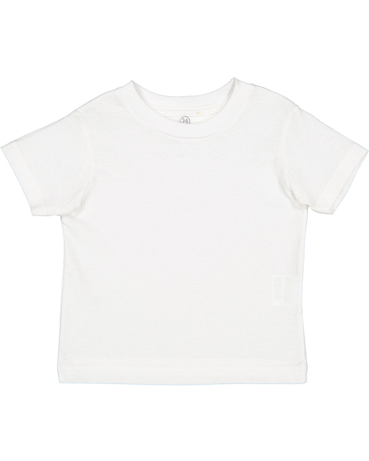 Rabbit Skins Toddler Cotton Jersey T-Shirt - White