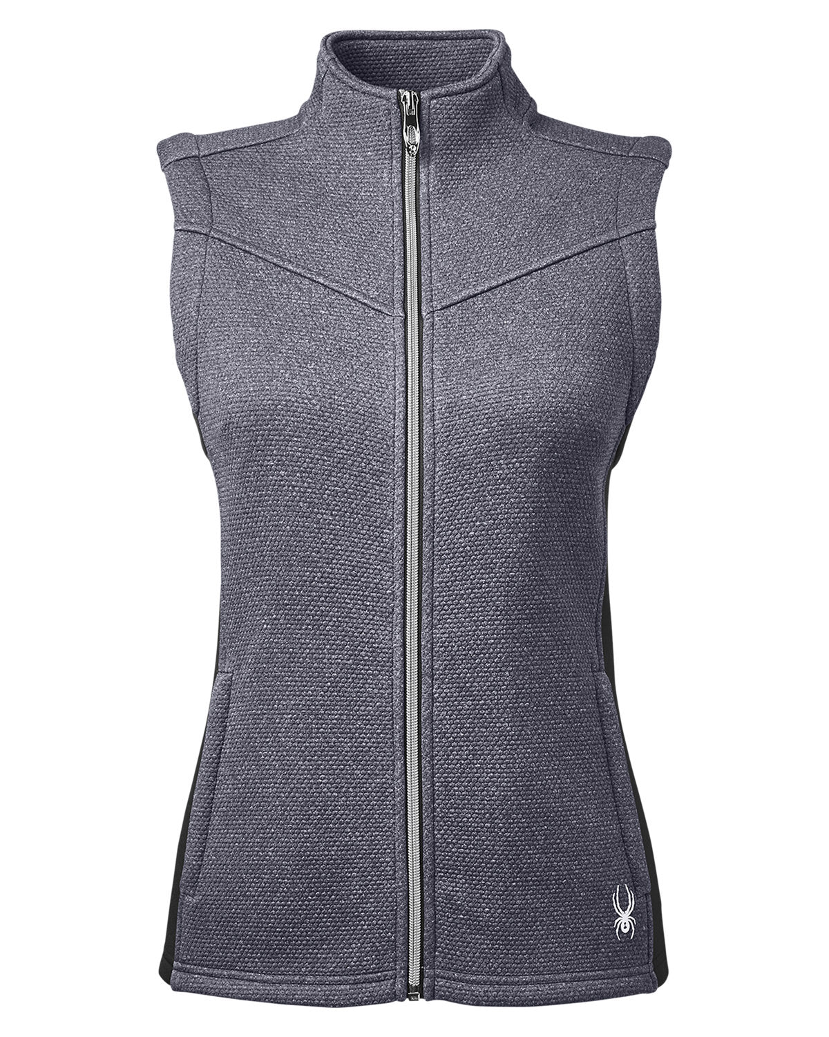 Spyder Ladies' Pursuit Vest - Black Hthr/Blk