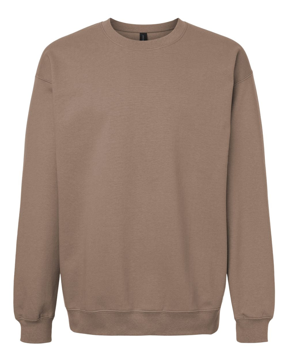 Gildan Adult Softstyle® Fleece Crew Sweatshirt - Brown Savana
