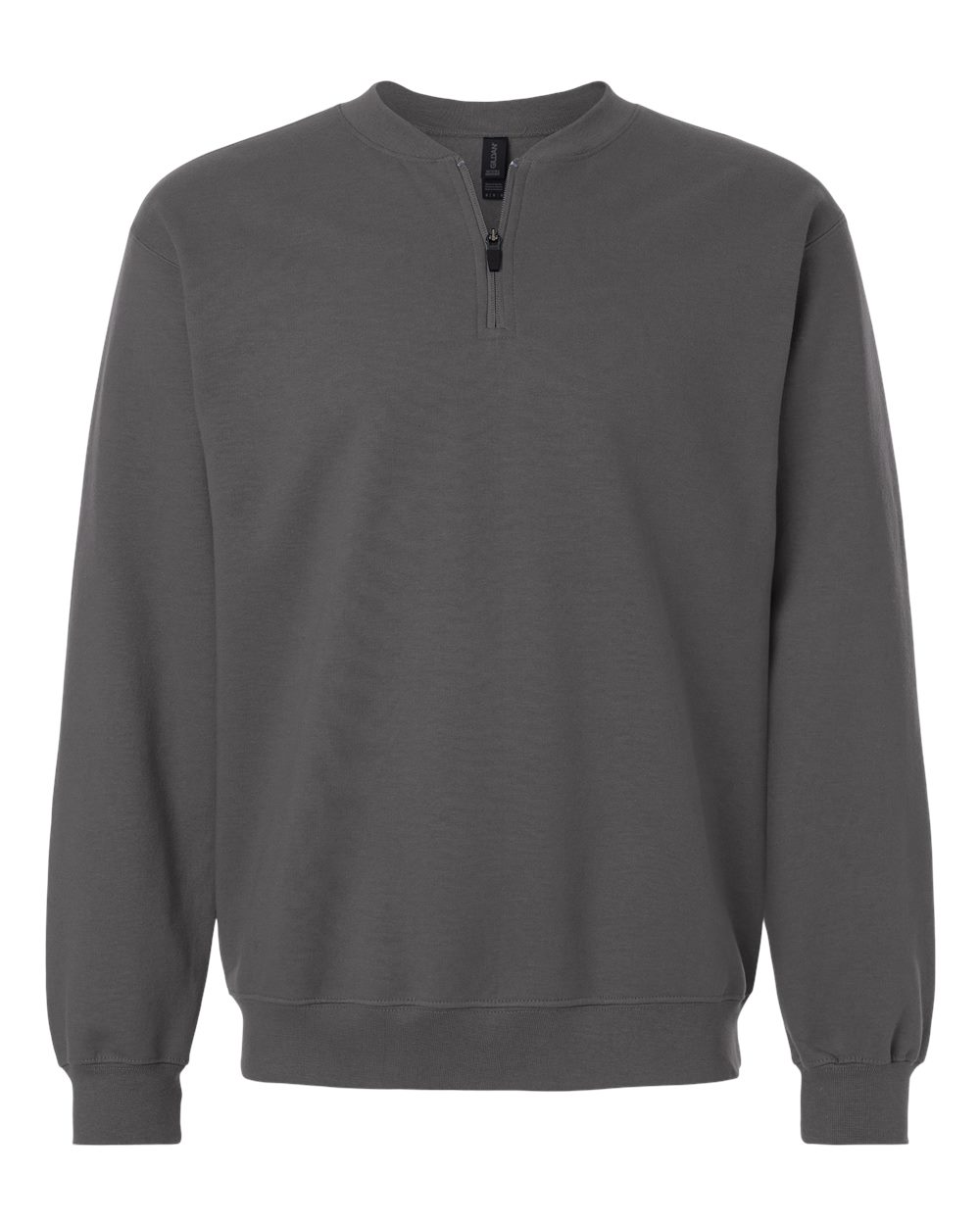Gildan Unisex Softstyle® Midweight 1/4 Zip Sweatshirt - Charcoal