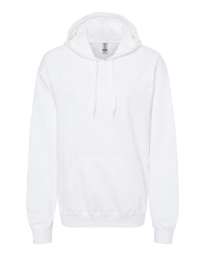 Gildan Adult Softstyle® Fleece Hooded Sweatshirt - White