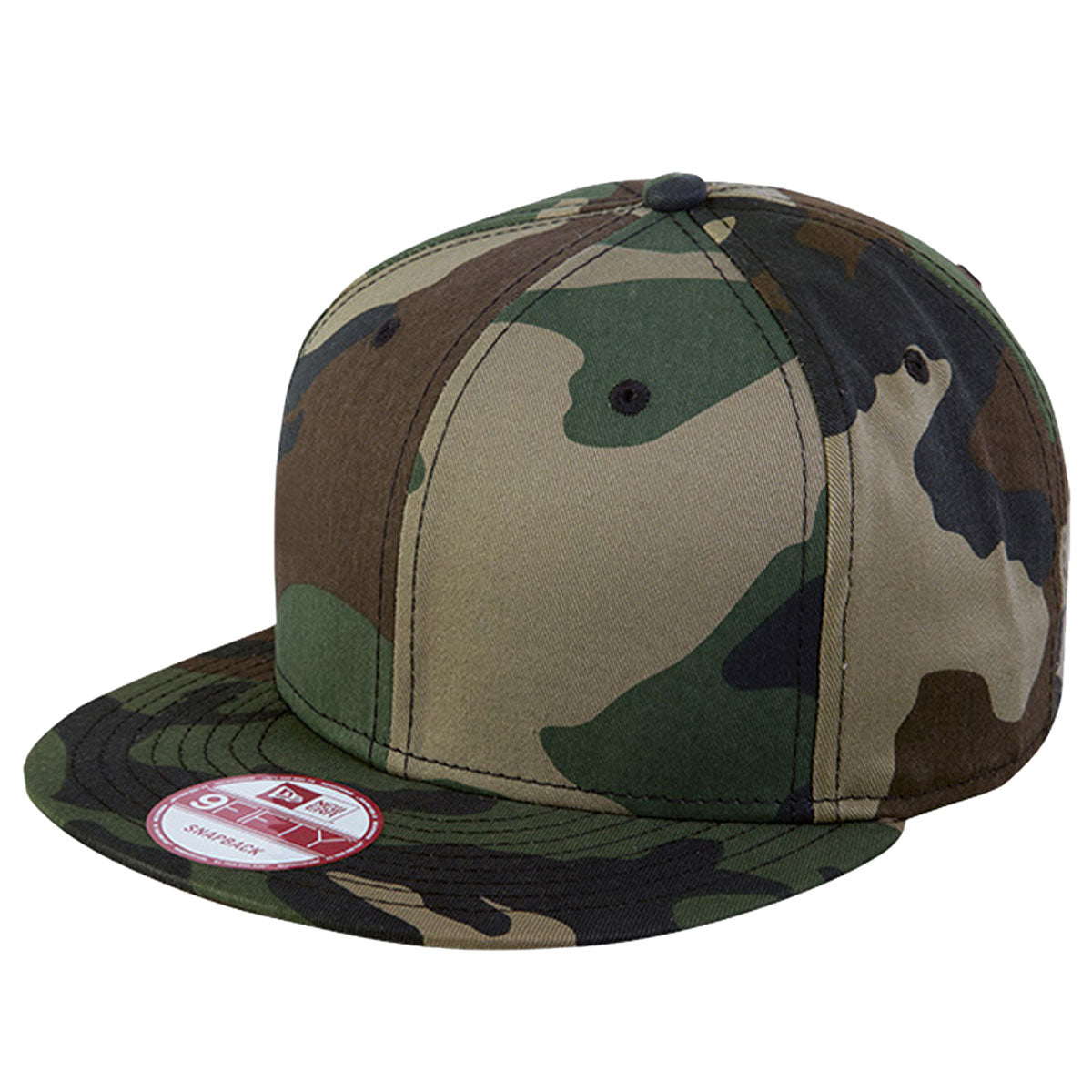 NEW ERA® Flat Bill Snapback Cap - Custom Embroidered - Camouflage