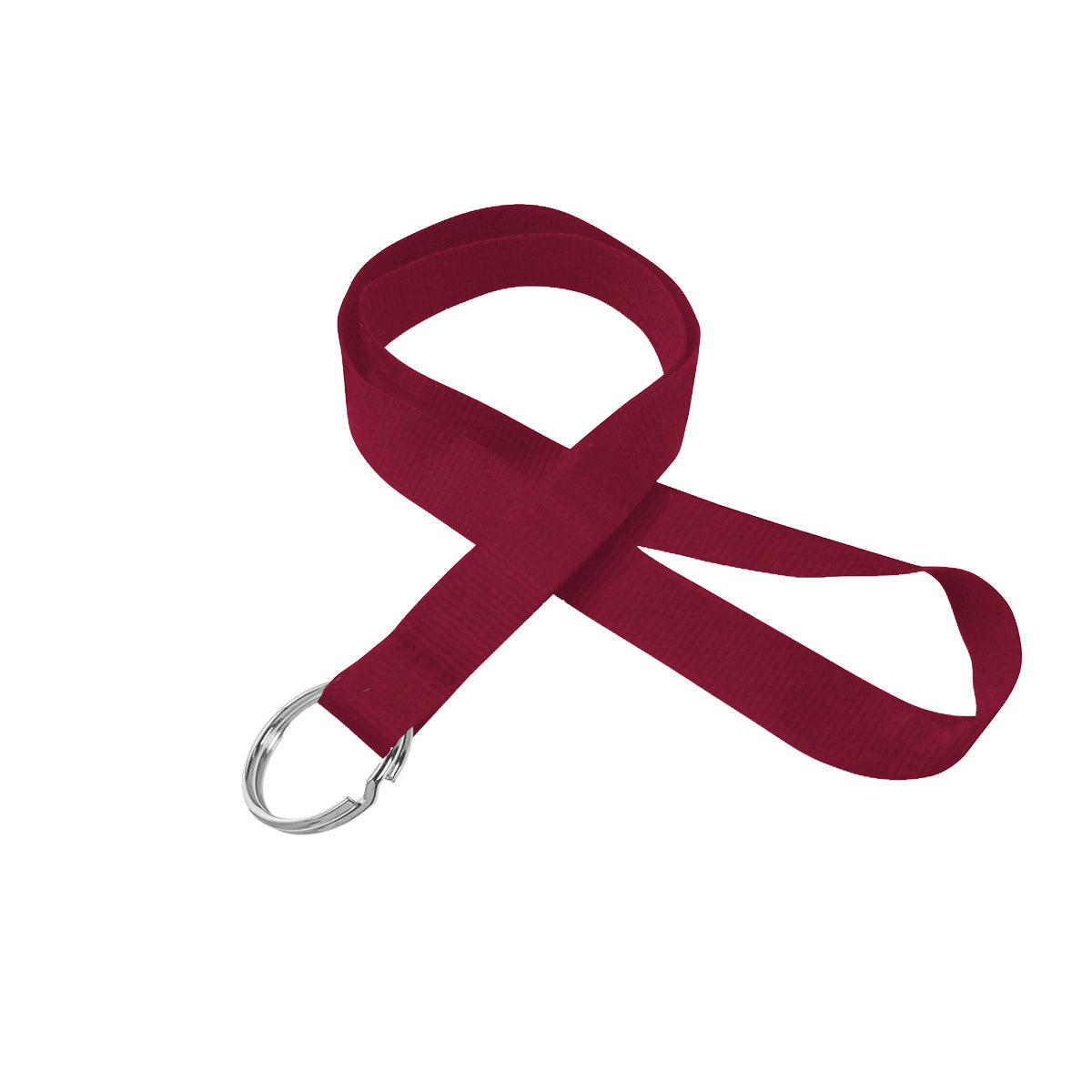3/4" BEST Value Lanyard - Burgundy Red