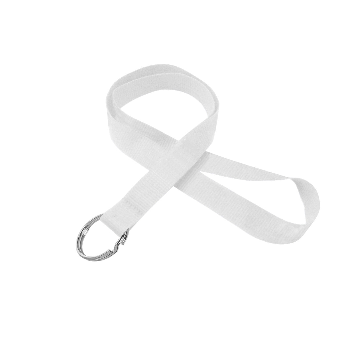 3/4" BEST Value Lanyard - White