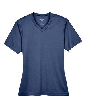 Team 365 Ladies' Sonic Heather Performance T-Shirt - Sport Dark Navy Heather