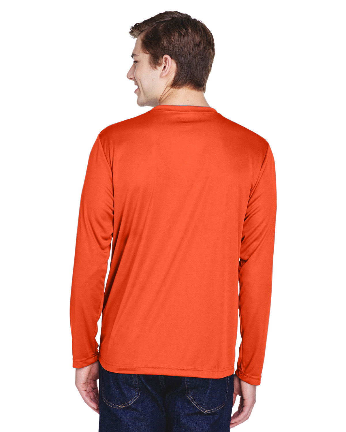 Team 365 Men's Zone Performance Long-Sleeve T-Shirt - Back