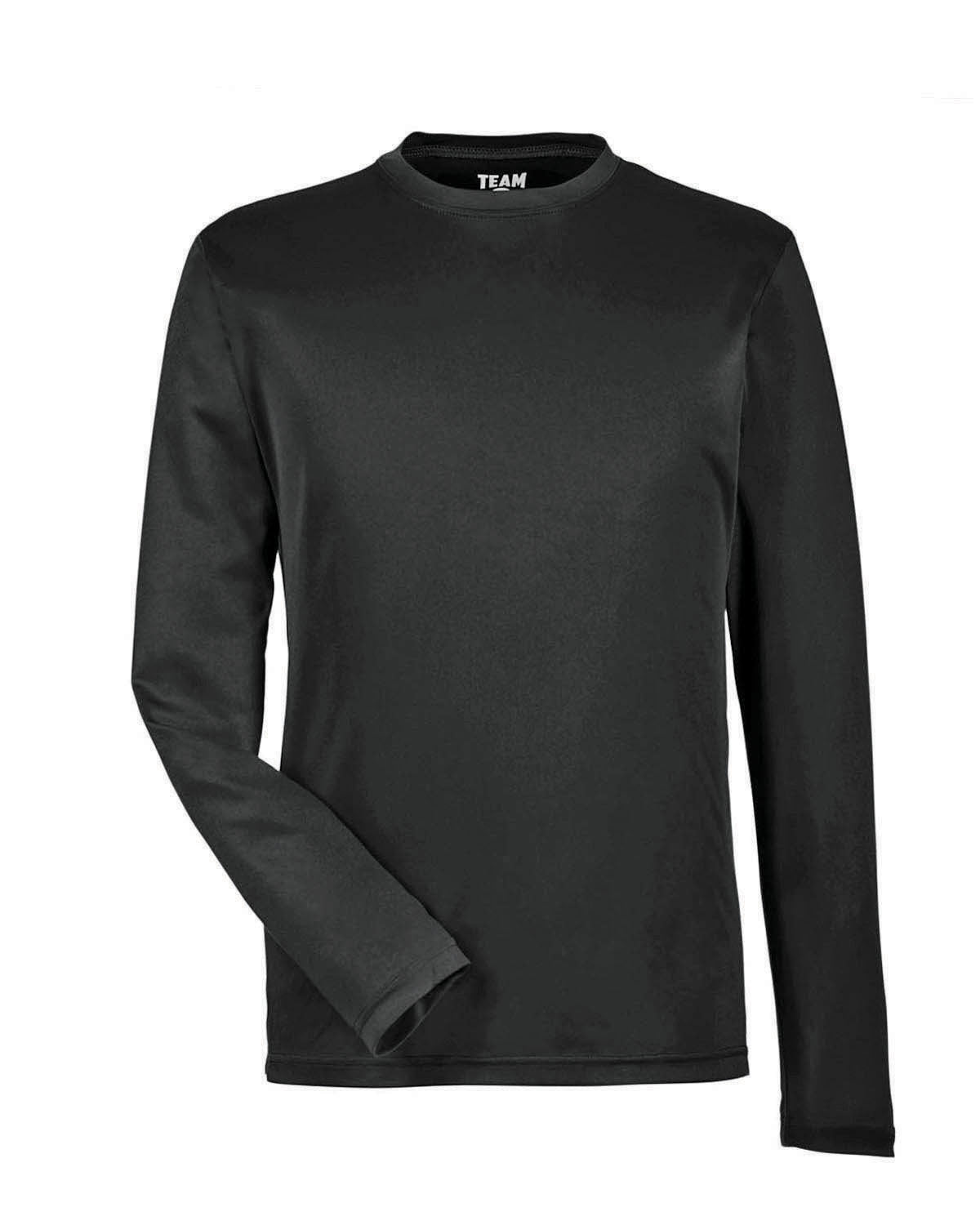 Team 365 Men's Zone Performance Long-Sleeve T-Shirt - Black