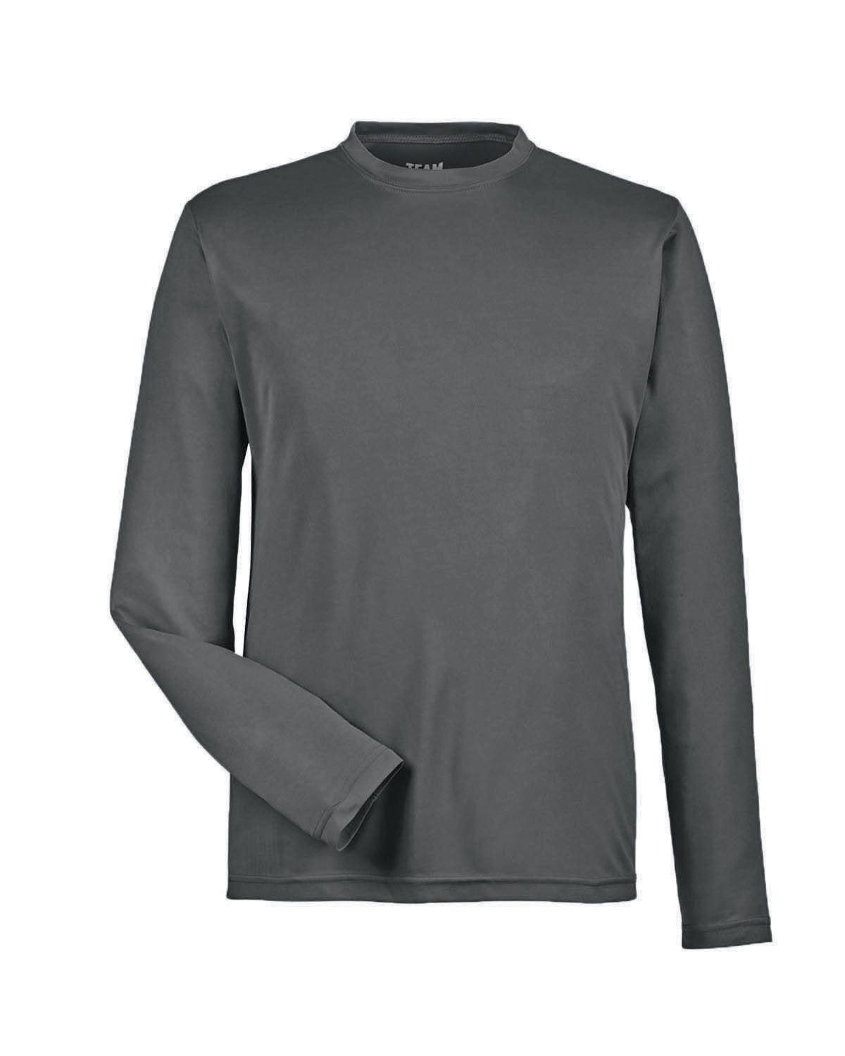 Team 365 Men's Zone Performance Long-Sleeve T-Shirt - Sport Graphite