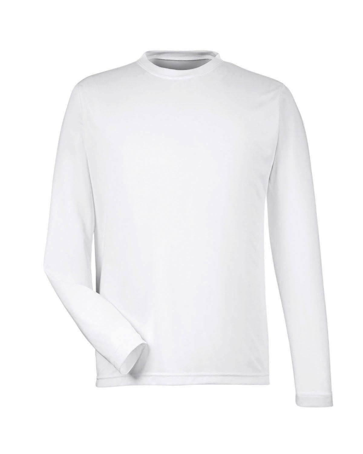 Team 365 Men's Zone Performance Long-Sleeve T-Shirt - White