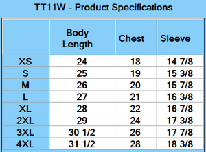 Team 365 Ladies' Performance Tee - Specs