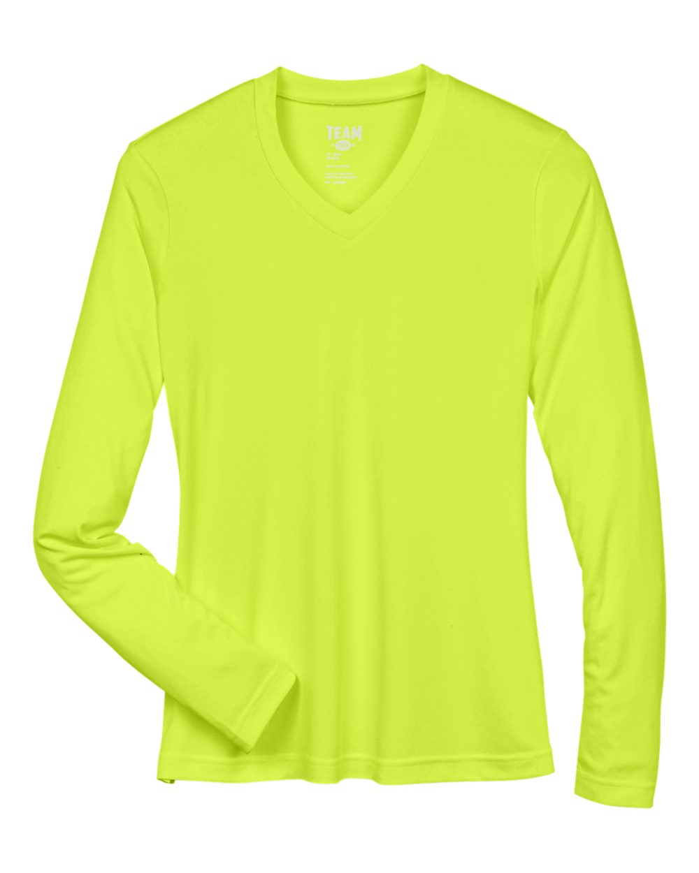 Team 365 Ladies' Zone Performance Long-Sleeve T-Shirt - Safety Yellow
