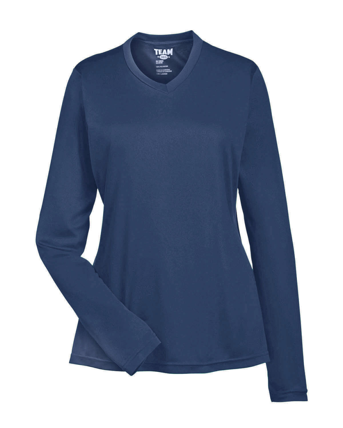 Team 365 Ladies' Zone Performance Long-Sleeve T-Shirt - Sport Dark Navy