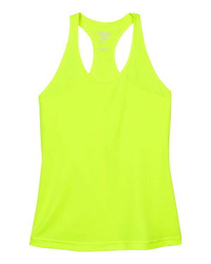 Team 365 Ladies' Zone Performance Racerback Tank - Safety Yellow