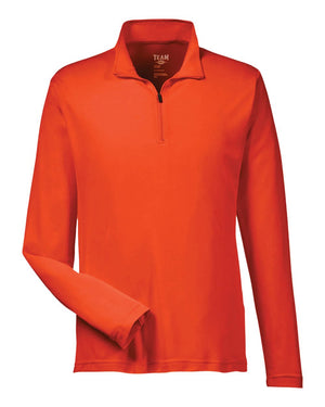 Team 365 Men's Zone Performance Quarter-Zip - Sport Orange