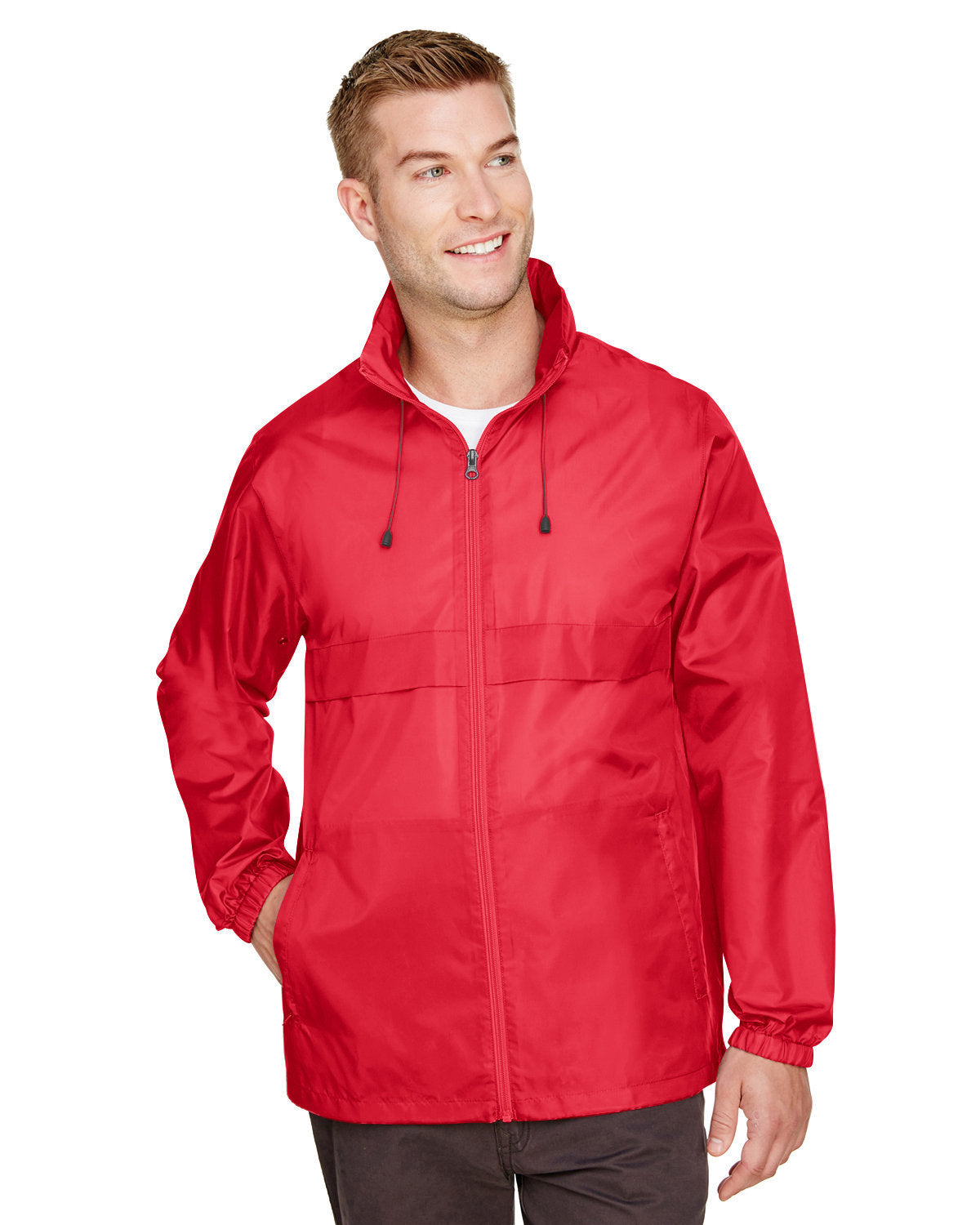 Team 365 Adult Zone Protect Lightweight Jacket - Sport Red