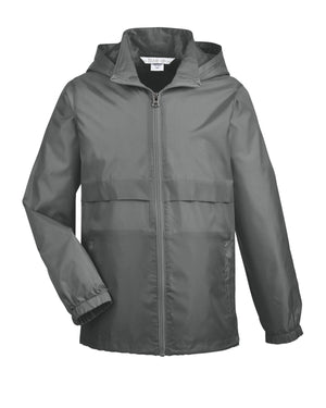 Team 365 Youth Zone Protect Lightweight Jacket - Sport Graphite