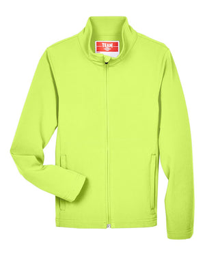 Team 365 Youth Leader Soft Shell - Safety Yellow
