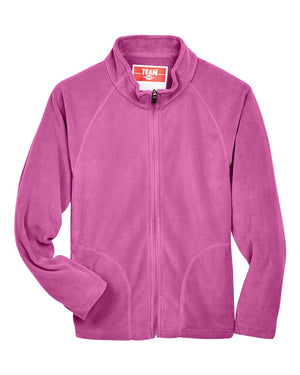 Team 365 Youth Campus Microfleece Jacket - Sport Charity Pink
