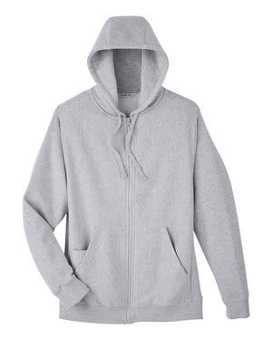 Team 365 Men's Zone HydroSport™ Heavyweight Full-Zip Hooded Sweatshirt - Athletic Heather