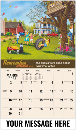 Galleria Remember When - 2025 Promotional Calendar