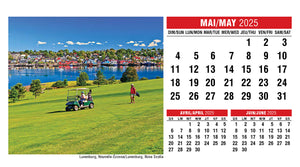 Scenes of Canada French English 2025 Promotional Desk Calendar